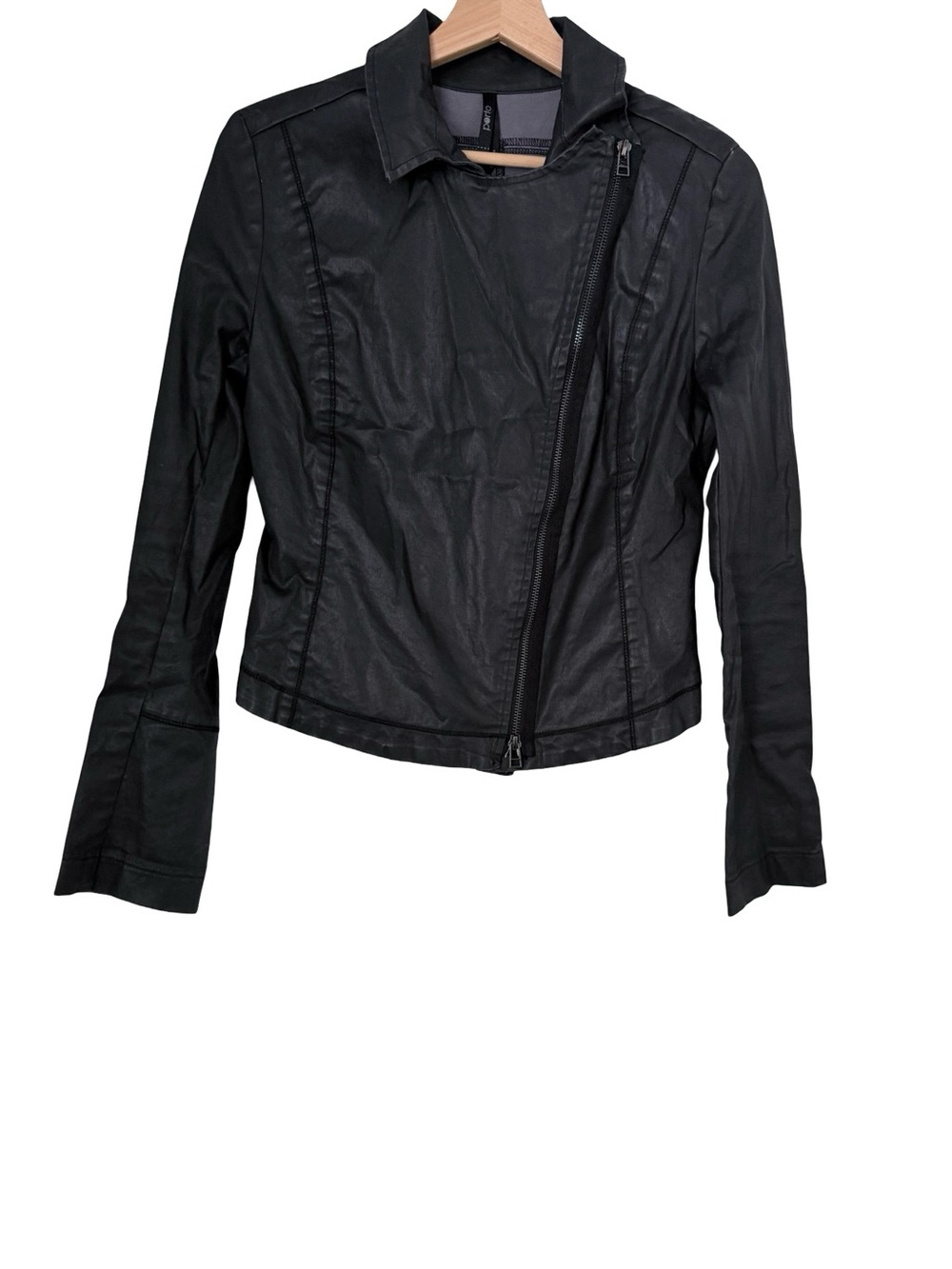 Porto Asymmetrical Moto Jacket Sz 0